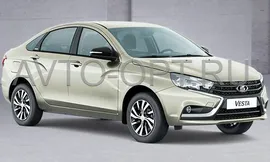 Бампер передний LADA Vesta / Vesta SW Крашеный 247 Карфаген (серо бежевый) LADA АвтоВАЗ