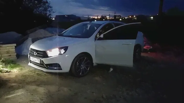 LED дальний свет LADA VESTA