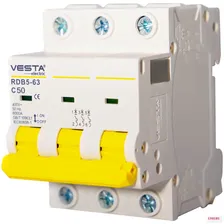 Автоматический выключатель Vesta-Electric Avt. VESTA 3P-32A RDB5 6KA
