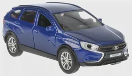 Автомобиль металлический инерционный LADA VESTA SW CROSS длина 12 см Цвет Синий ТЕХНОПАРК VESTA-CROSS-BU